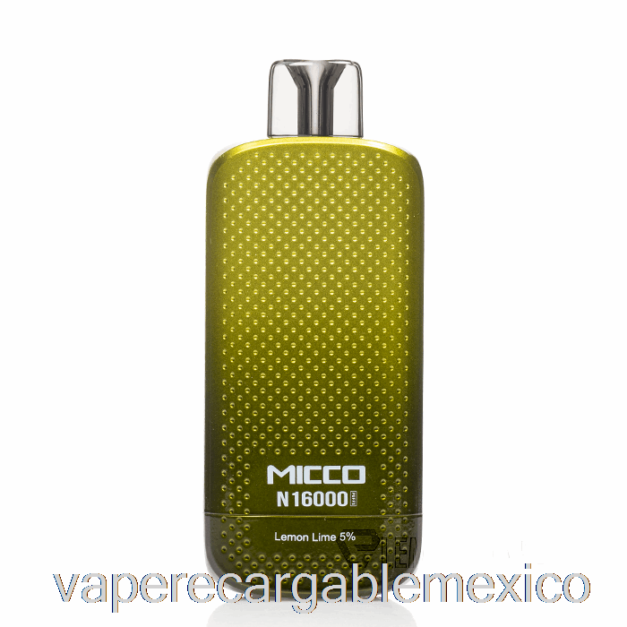 Vape Recargable Horizontech Micco N16000 Desechable Lima Limón